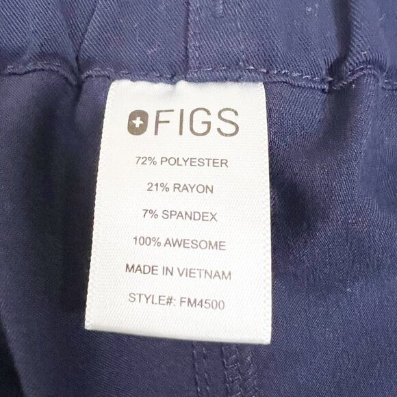 Figs Technical Collection Pisco Basic Scrub Pants Pull On Navy Men's Size XL - Picture 8 of 16